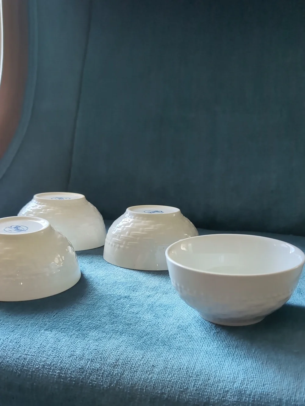 Gibson - White Ceramic Serving Bowls - Set of 4